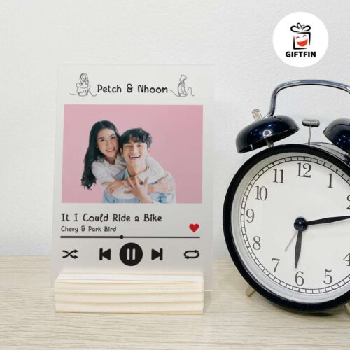 กรอบรูป แบบ 6 ชื่อเพลง (ชื่อด้านบน)