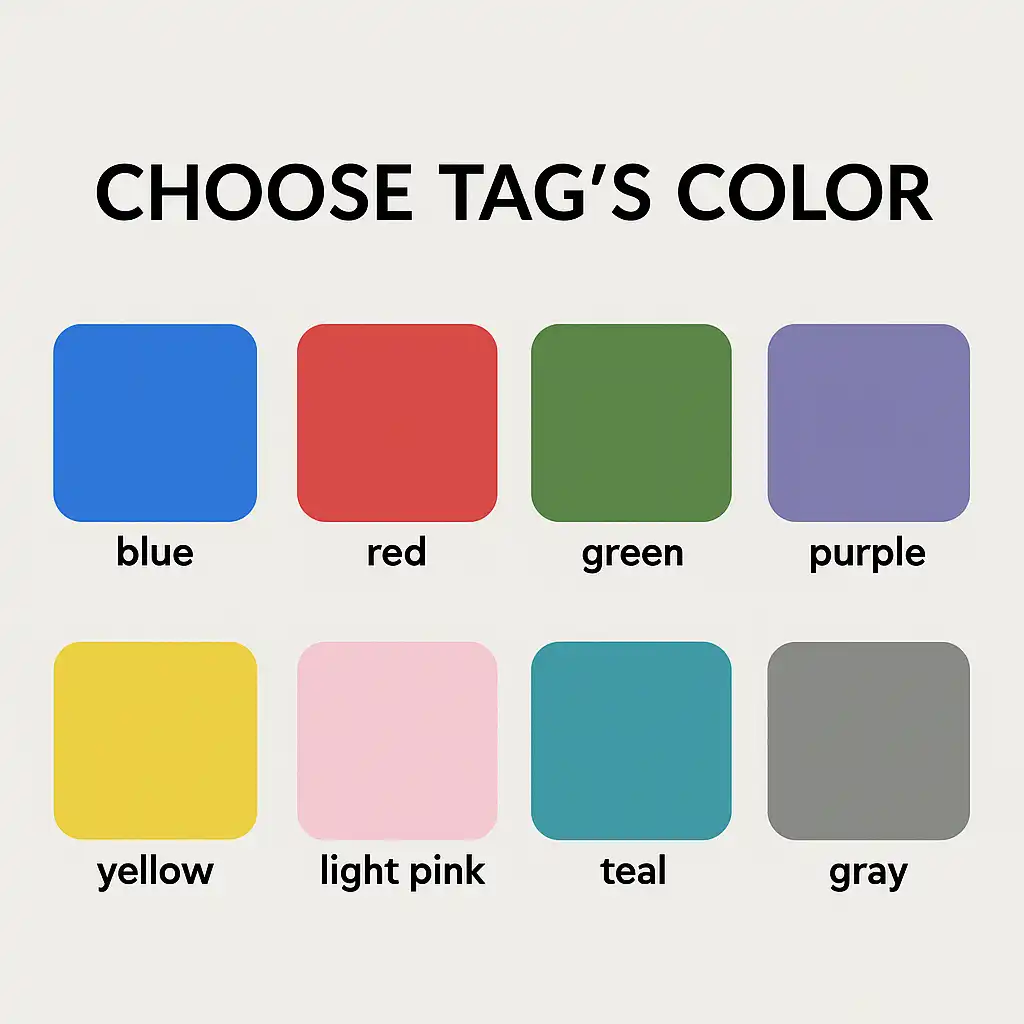 Tag color